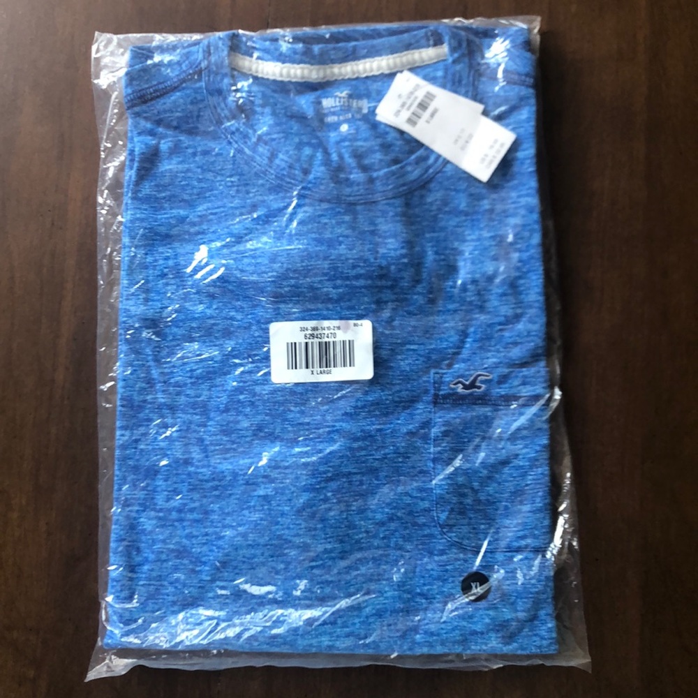 Hollister XL Light Blue Long Sleeve